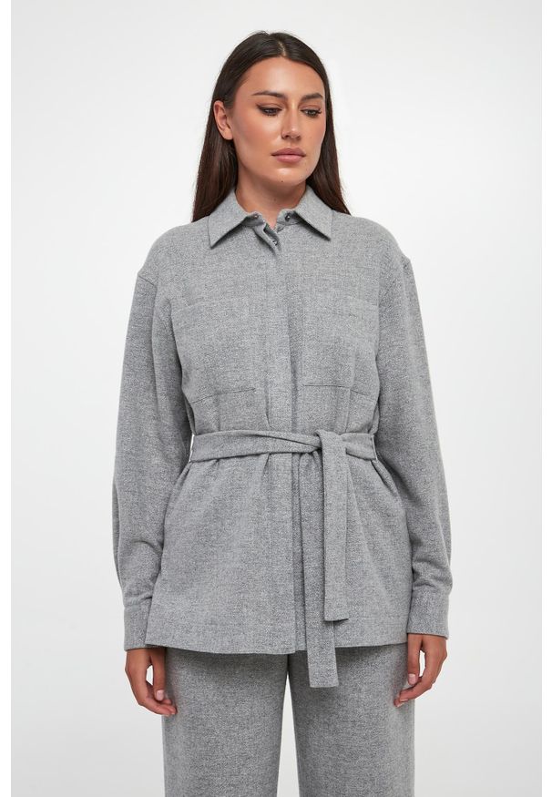 Koszula damska wełniana PESERICO. Materiał: wełna