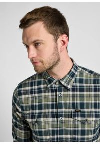 Lee - LEE MĘSKA KOSZULA LEE REGULAR SHIRT GREEN 112355698 #4