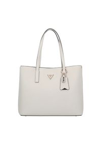 Guess - GUESS Biała damska torebka Girlfriend Tote. Kolor: biały. Styl: elegancki, casual #6