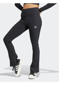 Adidas - adidas Spodnie materiałowe Essentials II8056 Czarny Flare Fit. Kolor: czarny. Materiał: wiskoza, bawełna