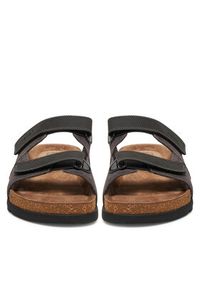 Rieker Klapki 21160-45 Szary. Kolor: szary. Materiał: zamsz, skóra #5