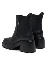 Tommy Jeans Botki Tjw Mid Heel Chelsea Boot EN0EN02681 Czarny. Kolor: czarny. Materiał: skóra