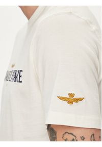 Aeronautica Militare T-Shirt 241TS2218J641 Biały Regular Fit. Kolor: biały. Materiał: bawełna #4