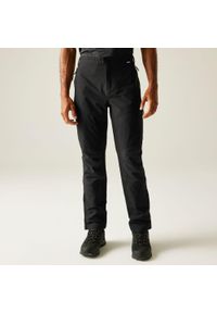 Regatta - Questra V Męskie spacerowe spodnie turystyczne. Kolor: czarny. Materiał: poliamid. Sezon: lato. Sport: turystyka piesza #1