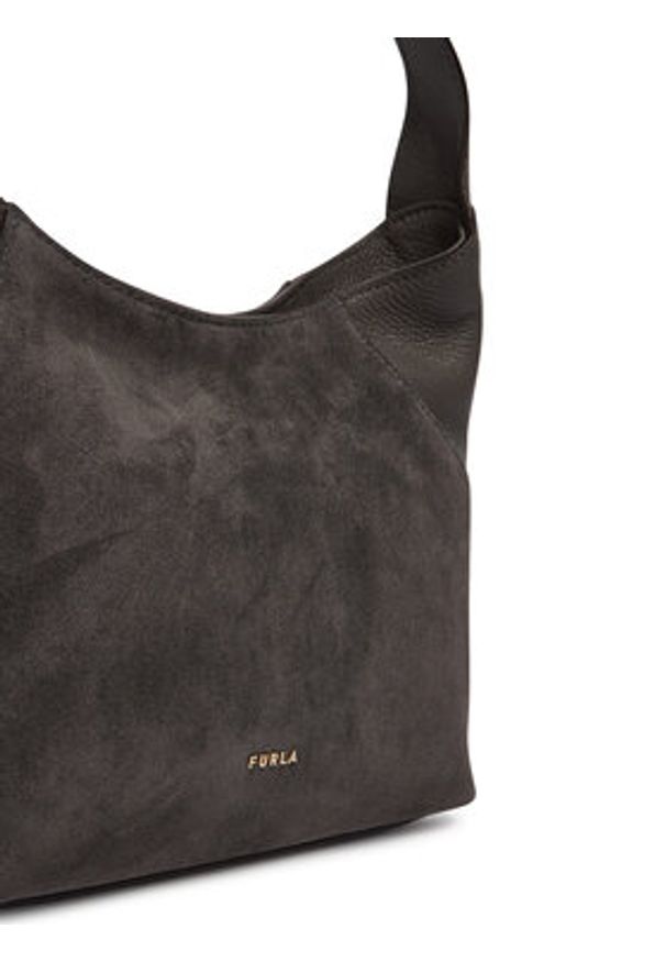 Furla Torebka Lara S WB01958 BX1895 BG 4285S Szary. Kolor: szary. Materiał: skórzane