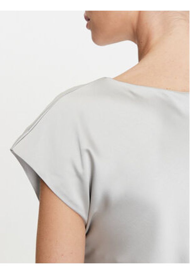 Dixie Sukienka koktajlowa ALAZPBH Szary Regular Fit. Kolor: szary. Materiał: syntetyk. Styl: wizytowy