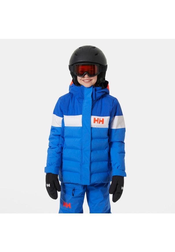Dziecięca kurtka narciarska Helly Hansen Diamond. Kolor: niebieski. Materiał: puch. Sezon: zima. Sport: narciarstwo