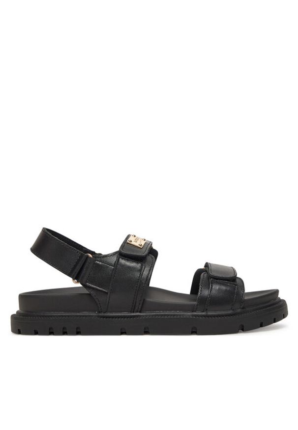 MEXX Sandały EO-MX/020C-HY Czarny. Kolor: czarny. Materiał: skóra