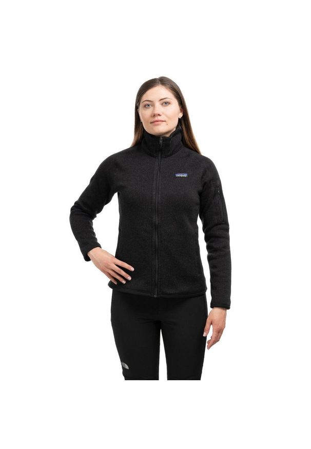 Patagonia - Kurtka polarowa damska Better Sweater Women. Kolor: czarny. Materiał: polar