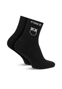 Pinko - PINKO Skarpety długie Norvegia 106071 A302 Czarny. Kolor: czarny. Materiał: materiał, bawełna