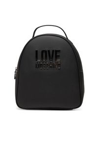 Love Moschino - LOVE MOSCHINO Plecak JC4258PP0MKD000B Czarny. Kolor: czarny. Materiał: skóra