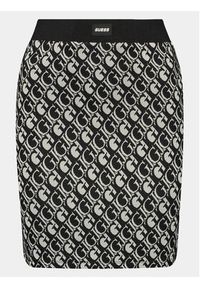 Guess Spódnica ołówkowa Logo V4RD05 KC2X2 Czarny Slim Fit. Kolor: czarny. Materiał: syntetyk #3