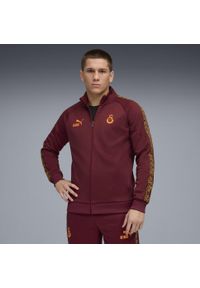 Puma - Męska kurtka Galatasaray SK KING Anthem PUMA Team Regal Red. Kolor: czerwony. Sport: bieganie