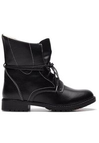 Clara Barson Trzewiki WYL1623-1 Czarny. Kolor: czarny. Materiał: skóra #5