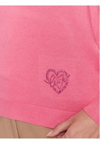 Liu Jo Sweter WF3127 MA18F Różowy Regular Fit. Kolor: różowy. Materiał: syntetyk #3
