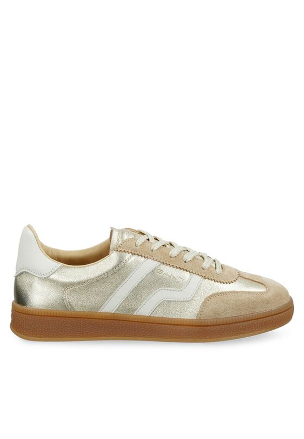 GANT - Gant Sneakersy 31531043 Złoty. Kolor: złoty. Materiał: skóra