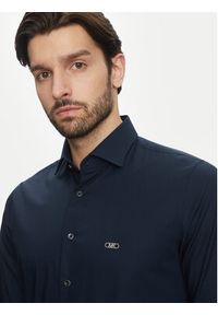 Michael Kors Koszula MK0DS01288 Granatowy Slim Fit. Kolor: niebieski. Materiał: bawełna #4