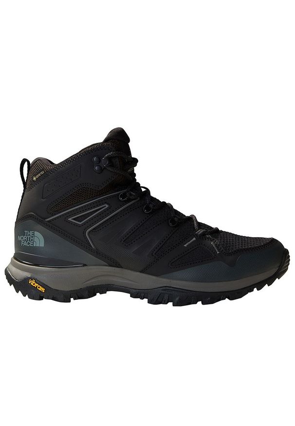 Buty The North Face Hedgehog Mid Gore-Tex 0A8AAAKT01 - czarne. Kolor: czarny. Materiał: nubuk, syntetyk, guma. Szerokość cholewki: normalna. Technologia: Gore-Tex