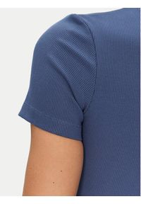 Guess Bluzka V5GP25 KCRS2 Niebieski Slim Fit. Kolor: niebieski. Materiał: wiskoza #5