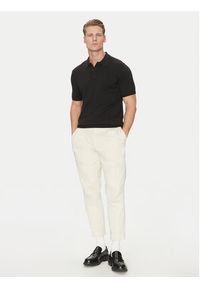 Calvin Klein Polo K10K114476 Czarny Regular Fit. Typ kołnierza: polo. Kolor: czarny. Materiał: bawełna