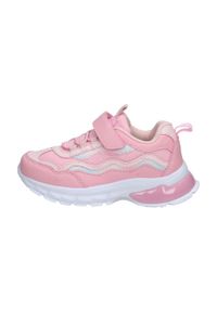 American Club - Różowe sportowe buty dziecięce AMERICAN CLUB HL59/22. Kolor: różowy. Materiał: skóra, tkanina