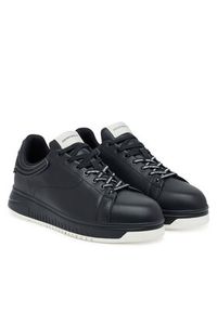 Emporio Armani Sneakersy EM003663 AF18212 MC105 Czarny. Kolor: czarny. Materiał: skóra #5