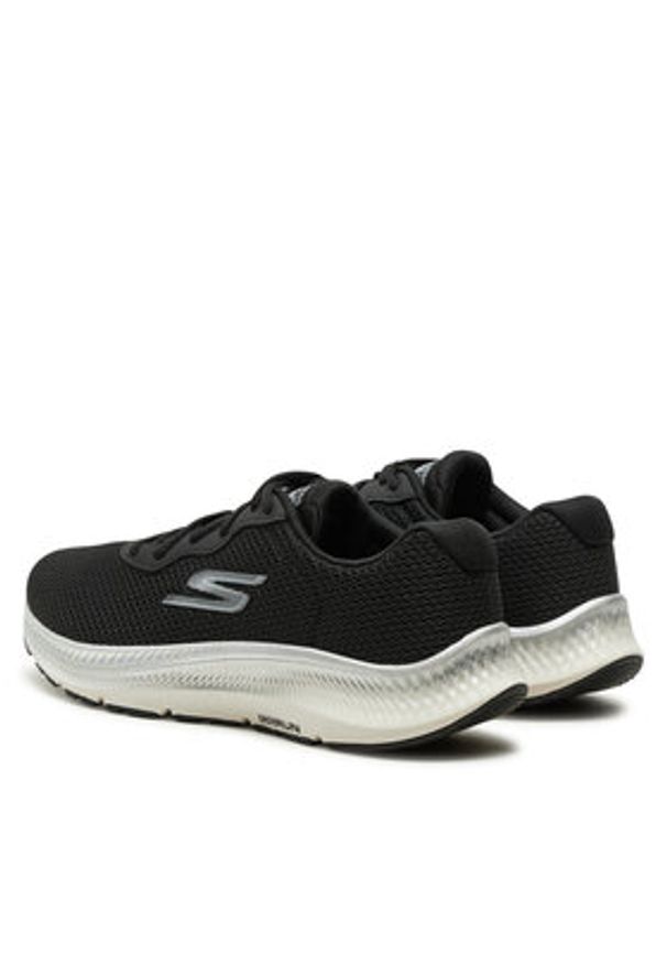 skechers - Skechers Buty na siłownię Go Run Consistent 2.0 128621/BKSL Czarny. Kolor: czarny. Materiał: materiał. Sport: bieganie, fitness