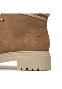 Rieker Trzewiki 72605-64 Brązowy. Kolor: brązowy. Materiał: skóra #7