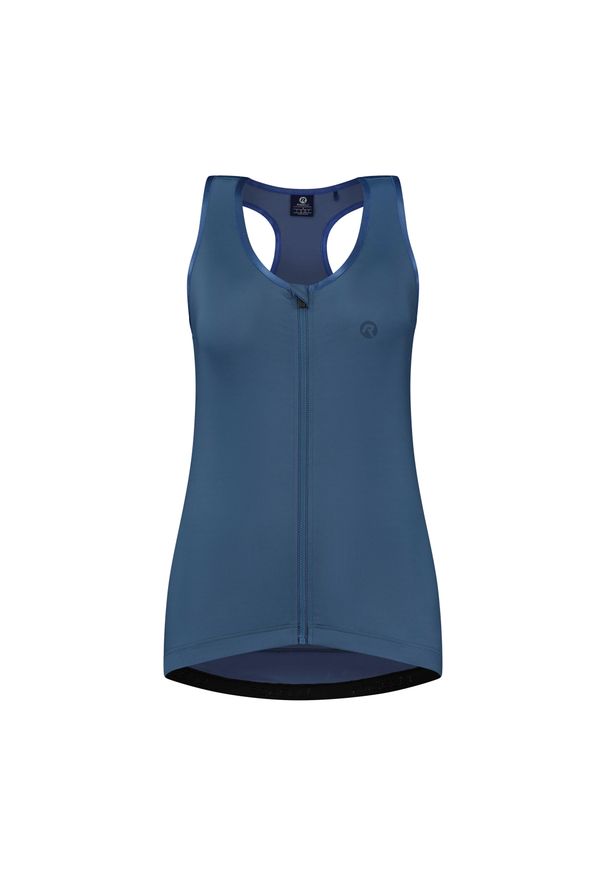 ROGELLI - Damski jersey Rogelli Abbey. Kolor: niebieski. Materiał: jersey. Długość rękawa: bez rękawów. Sezon: lato. Sport: kolarstwo