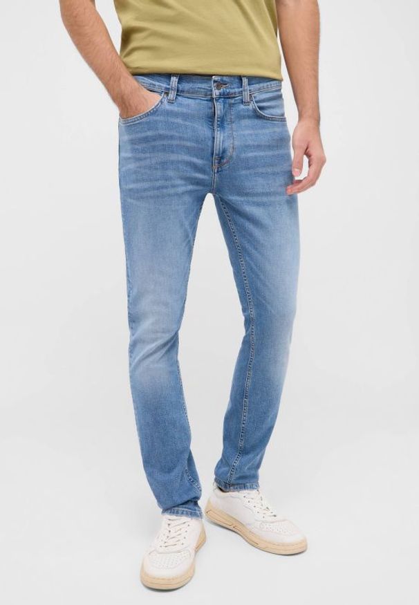 Mustang - Męskie Spodnie Jeansowe MUSTANG Frisco Skinny Denim Blue 1016307 5000 583