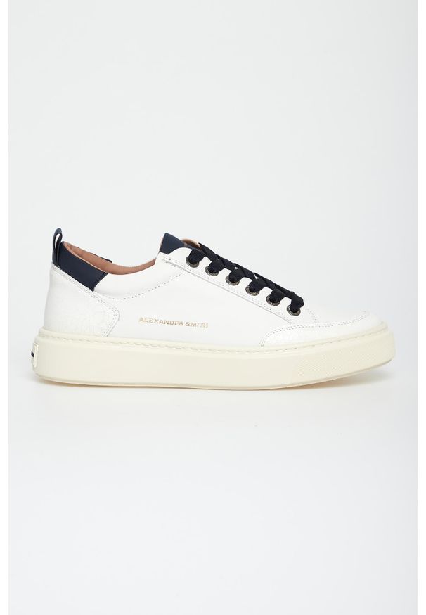 Alexander Smith - Sneakersy męskie skórzane Bond ALEXANDER SMITH. Materiał: skóra