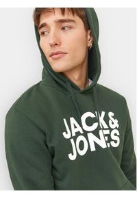 Jack & Jones - Jack&Jones Bluza Corp 12152840 Zielony Standard Fit. Kolor: zielony. Materiał: bawełna, syntetyk