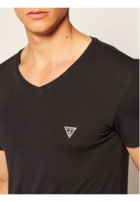 Guess T-Shirt U97M01 JR003 Czarny Slim Fit. Kolor: czarny. Materiał: bawełna #5