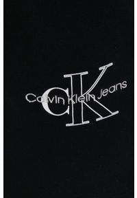 Calvin Klein Jeans spódnica bawełniana kolor czarny mini prosta. Okazja: na co dzień. Kolor: czarny. Materiał: bawełna. Styl: casual #3