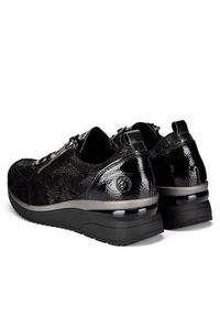 Remonte Sneakersy D2401-02 Czarny. Kolor: czarny. Materiał: materiał