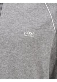 BOSS - Boss Bluza Mix&Match Jacket H 50381879 Szary Regular Fit. Kolor: szary. Materiał: bawełna #6