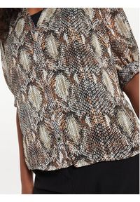 Morgan Koszula 242-CLIPA.F Brązowy Regular Fit. Kolor: brązowy. Materiał: syntetyk #2