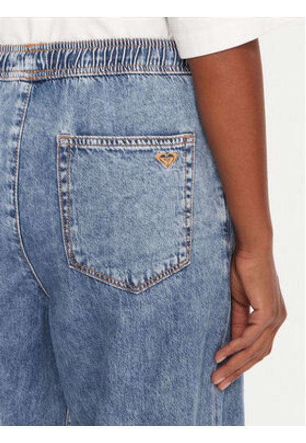 Roxy Jeansy Stunning ERJDP03313 Niebieski Relaxed Fit. Kolor: niebieski