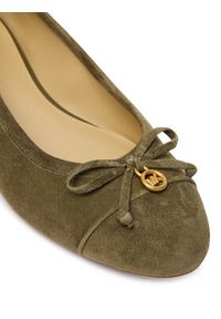 MICHAEL Michael Kors Baleriny Piper 40T6PIFP1S Khaki. Kolor: brązowy. Materiał: zamsz, skóra #4
