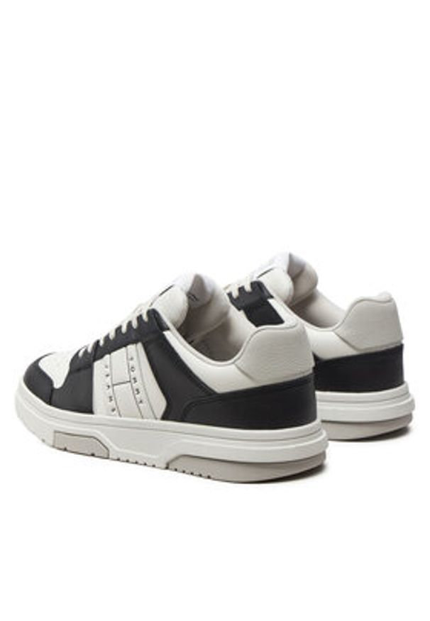 Tommy Jeans Sneakersy The Brooklyn Leather EM0EM01429 Czarny. Kolor: czarny. Materiał: skóra