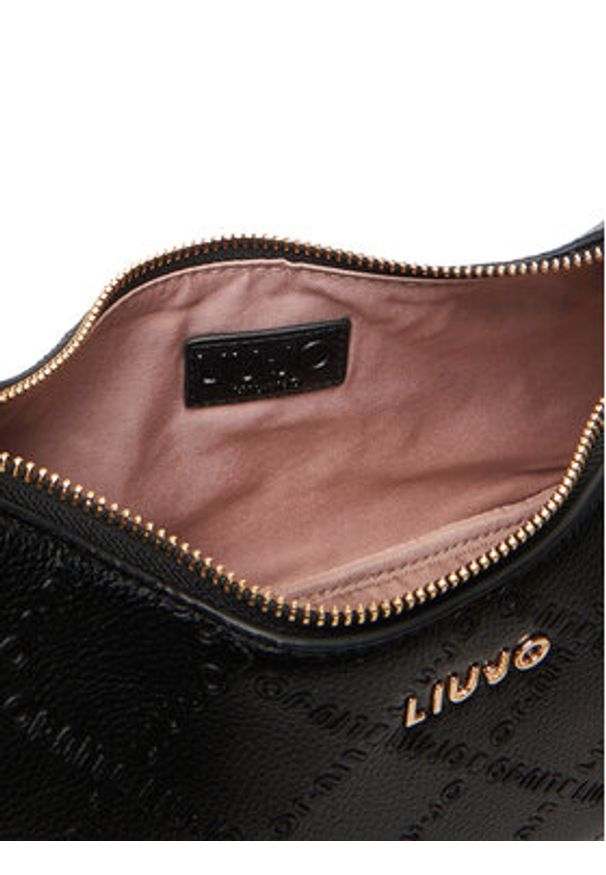 Liu Jo Torebka Ecs S Hobo AF5056 E0538 Czarny. Kolor: czarny. Materiał: skórzane