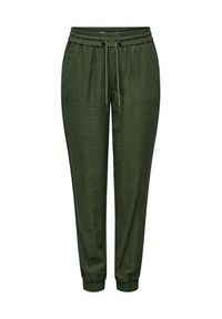 only - ONLY Spodnie dresowe 15203946 Zielony Regular Fit. Kolor: zielony. Materiał: wiskoza