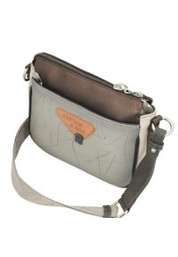 Torebka damska Anekke, listonoszka z dekoracyjnym nadrukiem i metalowym logo zapinana na suwak wyposażona w regulowany pasek oraz ozdobną zawieszkę,. Kolor: brązowy. Wzór: nadruk. Styl: casual, elegancki. Rodzaj torebki: na ramię #3