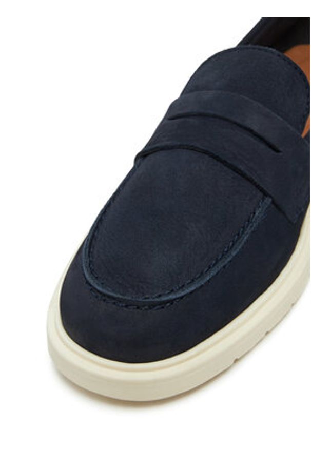 TOMMY HILFIGER - Tommy Hilfiger Loafersy FW0FW08679 Granatowy. Kolor: niebieski. Materiał: nubuk, skóra