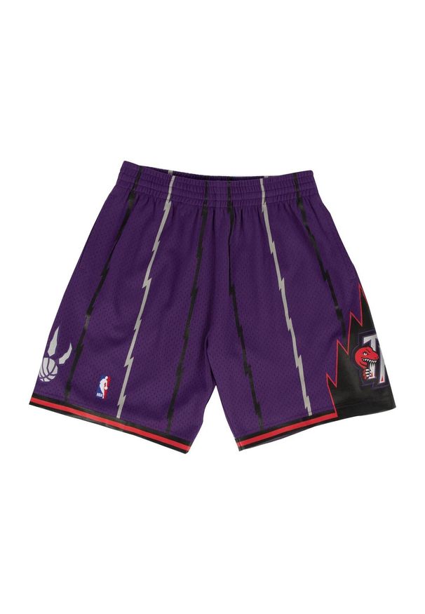 Mitchell & Ness - Szorty Toronto Raptors nba. Kolor: fioletowy. Sport: koszykówka
