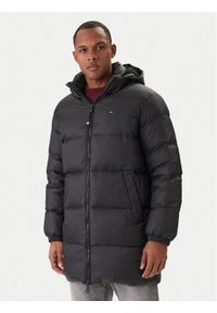 Tommy Jeans Kurtka puchowa Essential DM0DM20466 Czarny Regular Fit. Kolor: czarny. Materiał: syntetyk #1