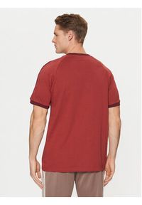 Adidas - adidas T-Shirt adicolor Classics 3-Stripes JN7019 Czerwony Slim Fit. Kolor: czerwony. Materiał: bawełna #4
