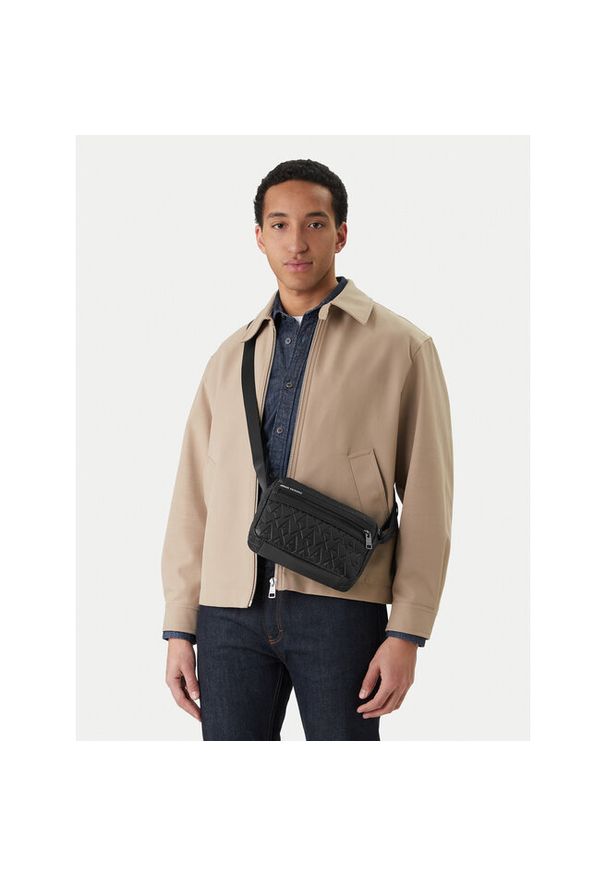 Saszetka Armani Exchange. Kolor: czarny