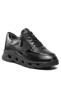 Sneakersy Tamaris 1-23774-39 Black Comb 098. Kolor: czarny. Materiał: skóra #1
