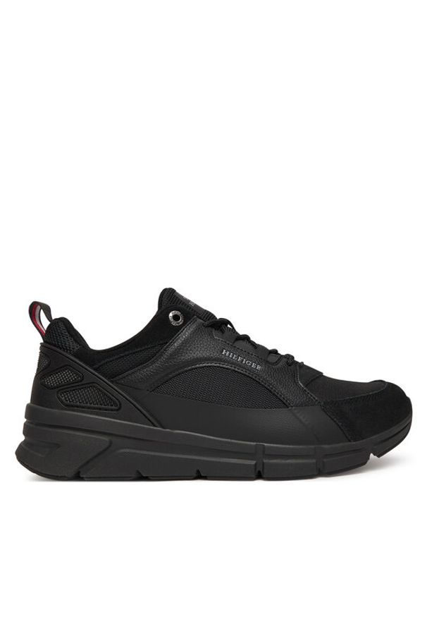 TOMMY HILFIGER - Tommy Hilfiger Sneakersy Modern Comfort Run Outdoor FM0FM05639 Czarny. Kolor: czarny. Materiał: materiał. Sport: bieganie, outdoor